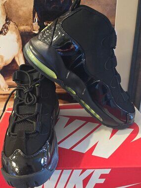 Nike Air Max Uptempo | Black - Volt | CK0892-001 | Size 10.5 Men's US Shoes NEW